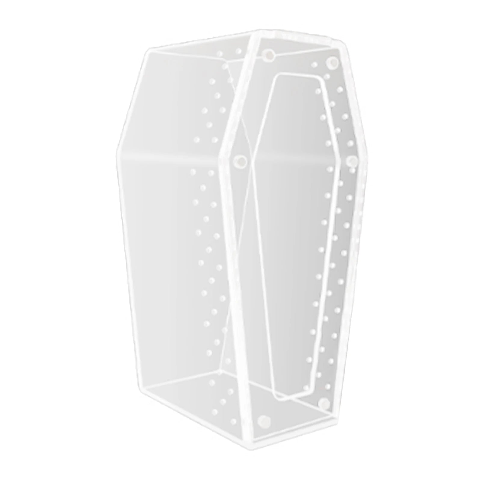 Transparent acrylic spider cage with ventilation Reptile pet insect amphibian habitat breeding box