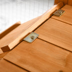 Outdoor Catio Window Box with Shelves, Bridges & Ramps (Orange)