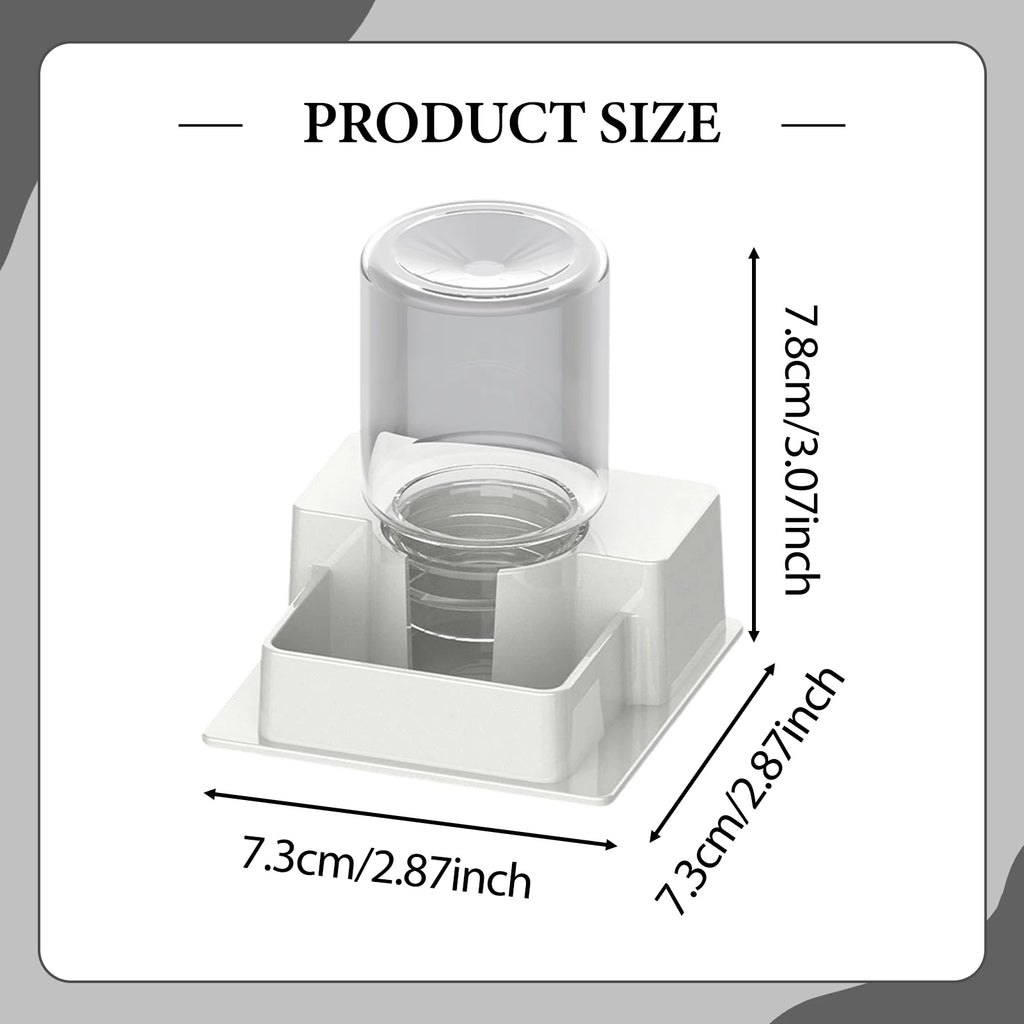 Automatic Reptile Water Dish Reusable Container Creative Feeder Station Ornament Drinking Tool for Snakes Tortoise Geckos