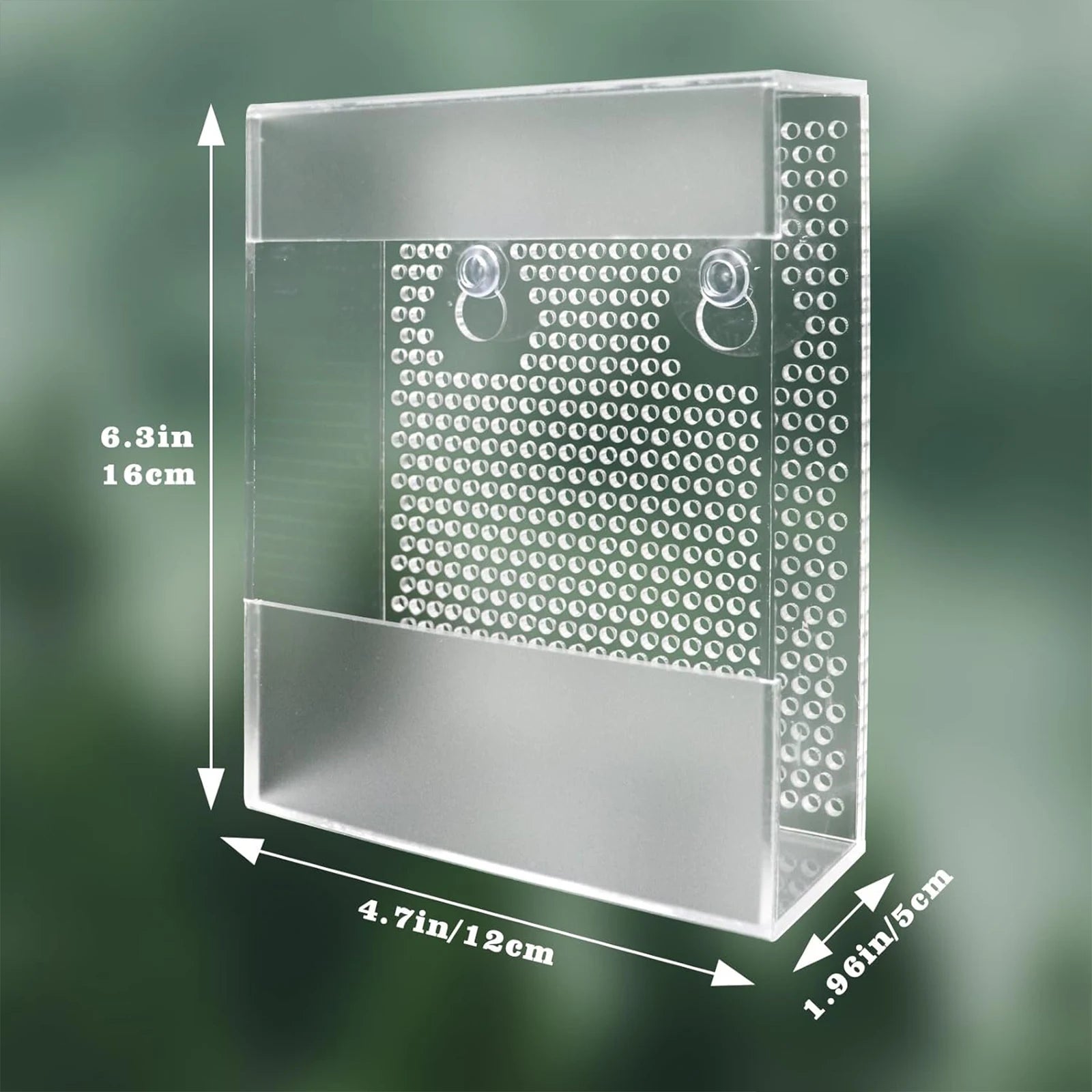 Transparent acrylic spider cage with ventilation Reptile pet insect amphibian habitat breeding box