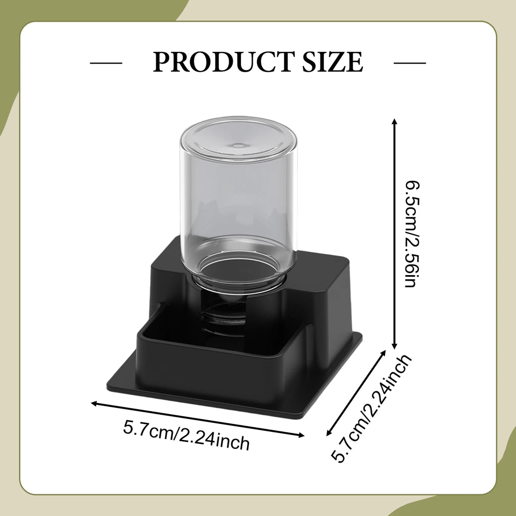 Automatic Reptile Water Dish Reusable Container Creative Feeder Station Ornament Drinking Tool for Snakes Tortoise Geckos