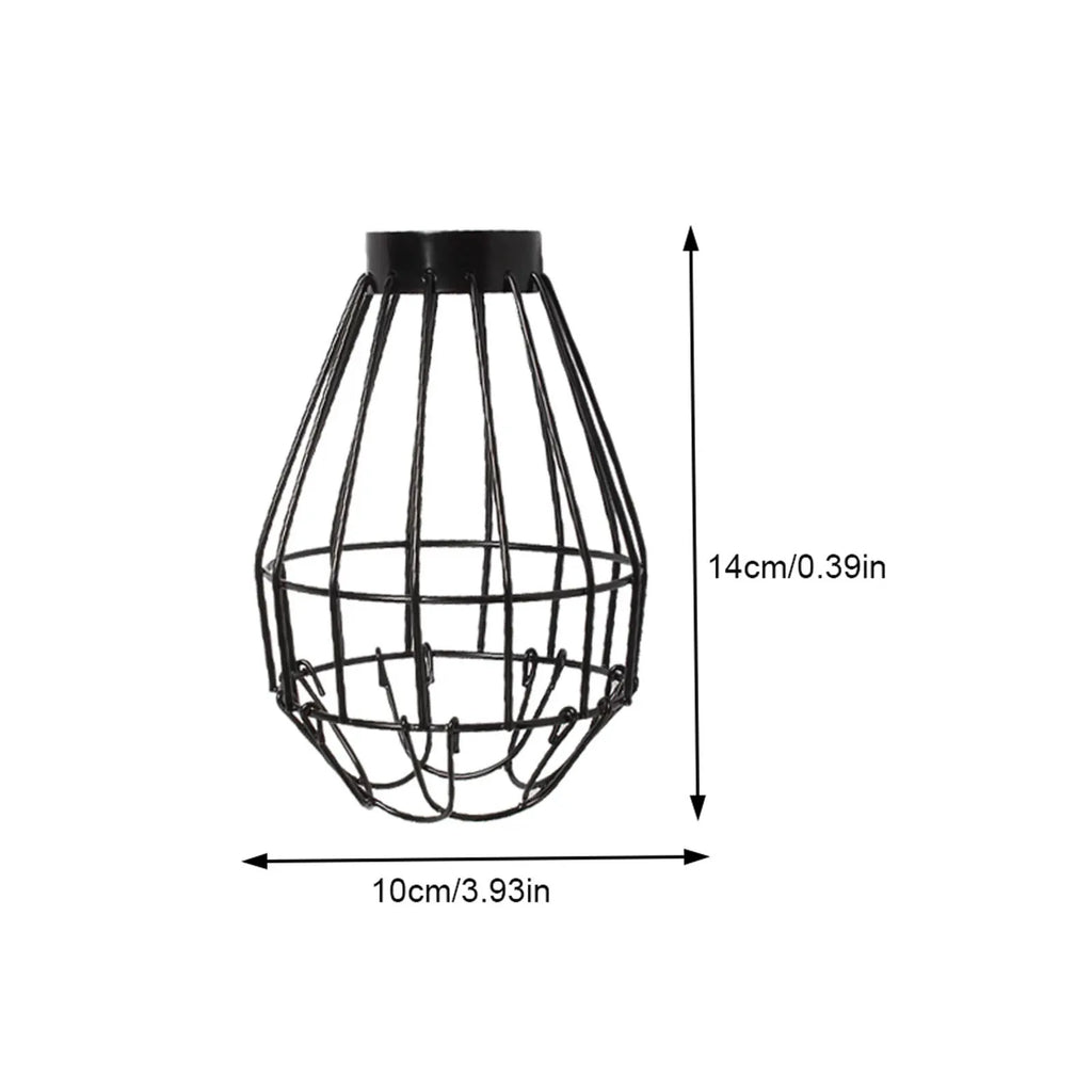 Reptile Heating Anti Scald Lampshade Heating Lamp Heater Guard for Light Bulb Pets Cage Bird Amphibians Supplies