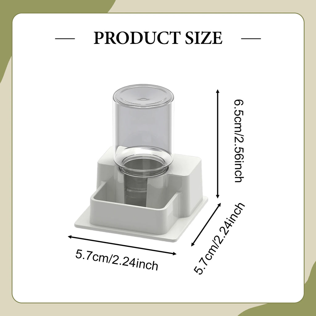 Automatic Reptile Water Dish Reusable Container Creative Feeder Station Ornament Drinking Tool for Snakes Tortoise Geckos