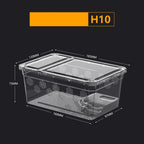 Transparent acrylic spider cage with ventilation Reptile pet insect amphibian habitat breeding box