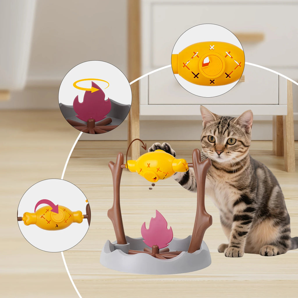 Rotating Chicken Leg Slow Feeder Toy