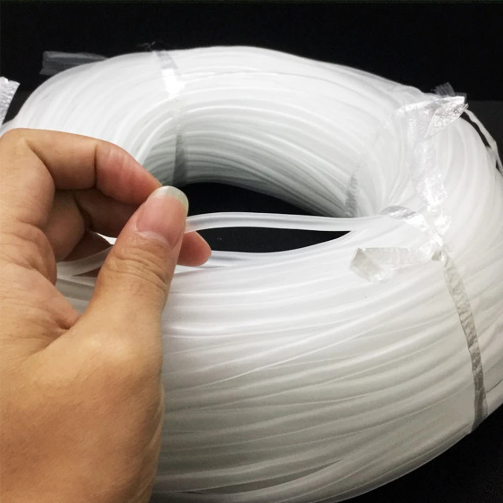 Soft Silicone Aquarium Airline Hose (10m, Air Pump Oxygen Tubing, Flexible & Kink-Free)