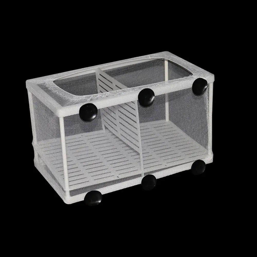 Hanging Aquarium Breeding Isolation Net (Fish Fry Nursery, Tank Divider, Water Circulation)