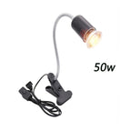 UVA/UVB E27 Pet Reptile Aquarium Heat Lamp Clip-on Bulb Adjustab Holder Tortoises Basking UV Heating Lamp Kit For Lizard Turtle