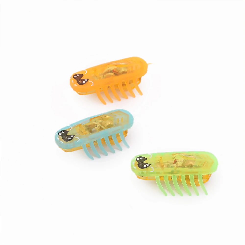 Electric Self-Running Cockroach Cat Toy — Detachable Battery Interactive Hunting Chase Toy for Kittens