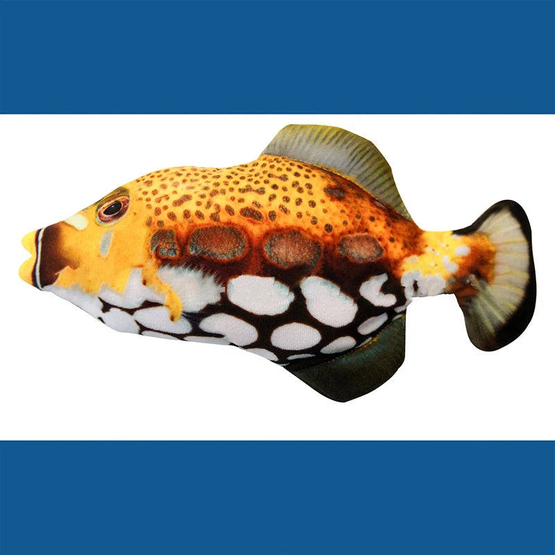 Electric USB Floppy Fish Cat Toy — Moving Dancing Catnip Simulation Beating Fish for Cats