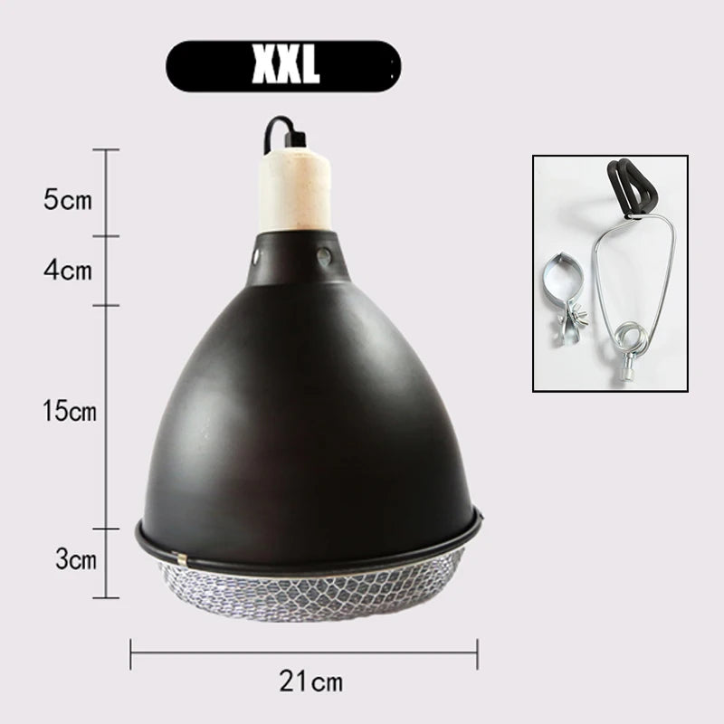 Reptile Terrarium Anti-scald Protective Lampshade Tortoise Lizard Snake Lamp Holder Pet Anti-scalding Cover Safety Light Shade