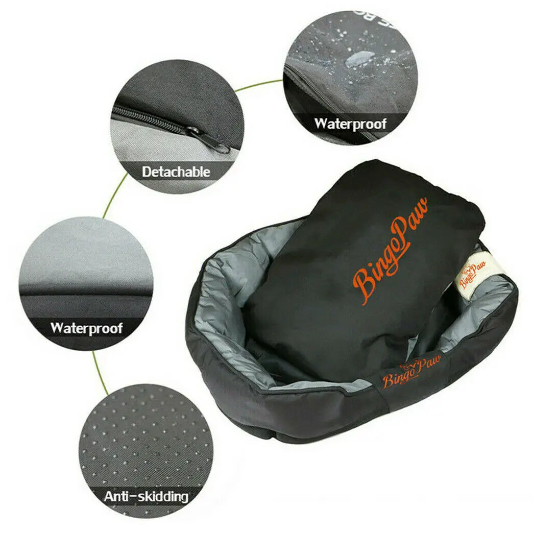 Jumbo XXL Waterproof Orthopedic Dog Sofa Bed (Washable)