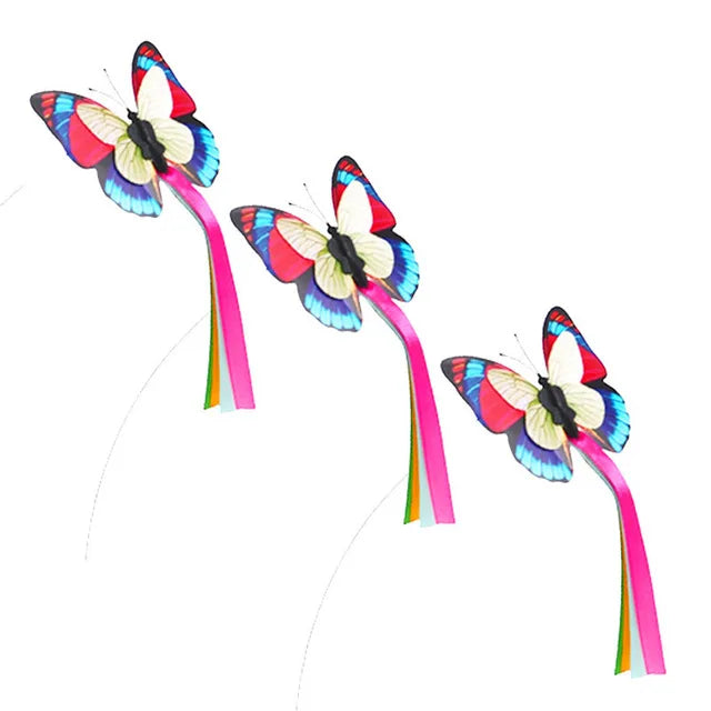 Electric Auto-Rotating Butterfly Cat Toy — Colorful Fluttering Interactive Kitten & Puppy Toy