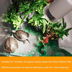 UVA+UVB 3.0 Reptile Lamp Turtle Basking UV Light Bulbs Heating Lamp Amphibians Lizards Temperature Control 25/50/75W