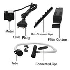 Low Level Water Turtle Tank Filter Aquarium Fish Tank Oxygen Increasing Pump EU Plug Submersible Water Filter Pump