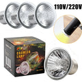 UVA+UVB 3.0 Reptile Lamp Turtle Basking UV Light Bulbs Heating Lamp Amphibians Lizards Temperature Control 25/50/75W
