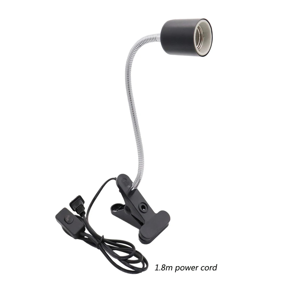 UVA/UVB E27 Pet Reptile Aquarium Heat Lamp Clip-on Bulb Adjustab Holder Tortoises Basking UV Heating Lamp Kit For Lizard Turtle