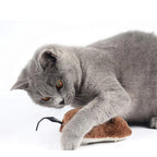 Plush Running Rat Mouse Cat Toy — Interactive Chase Toy for Cats & Dogs