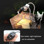UVB E27 Pet Reptile Lamp Clip-on Bulb Lamp Holder Turtle Basking UV Heating Lamp Kit Tortoises Light Lizards Lighting  EU Plug