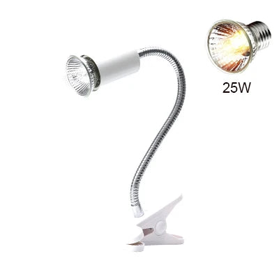 UVB E27 Pet Reptile Lamp Clip-on Bulb Lamp Holder Turtle Basking UV Heating Lamp Kit Tortoises Light Lizards Lighting  EU Plug