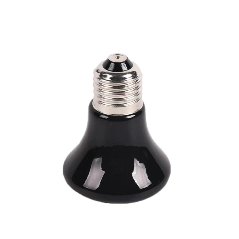 220V E27 Pet Heating Lamp for Turtle Snake Lizard Infrared Ceramic Emitter Heat Light 100W Reptile Lamp EU Plug