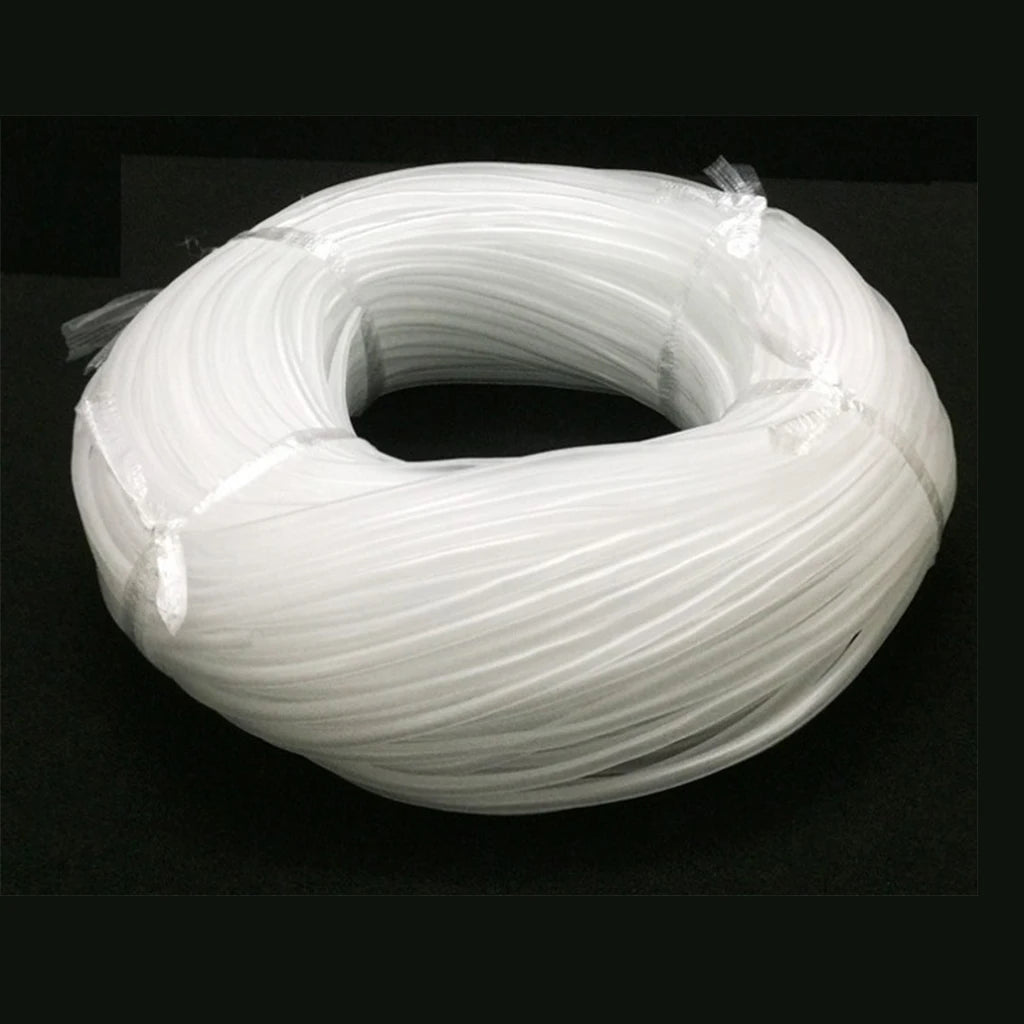 Soft Silicone Aquarium Airline Hose (10m, Air Pump Oxygen Tubing, Flexible & Kink-Free)