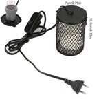 220V E27 Pet Heating Lamp for Turtle Snake Lizard Infrared Ceramic Emitter Heat Light 100W Reptile Lamp EU Plug