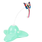 Electric Auto-Rotating Butterfly Cat Toy — Colorful Fluttering Interactive Kitten & Puppy Toy