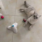 Electric Auto-Rotating Butterfly Cat Toy — Colorful Fluttering Interactive Kitten & Puppy Toy