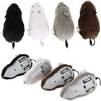 Plush Running Rat Mouse Cat Toy — Interactive Chase Toy for Cats & Dogs