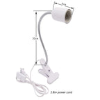 UVA/UVB E27 Pet Reptile Aquarium Heat Lamp Clip-on Bulb Adjustab Holder Tortoises Basking UV Heating Lamp Kit For Lizard Turtle