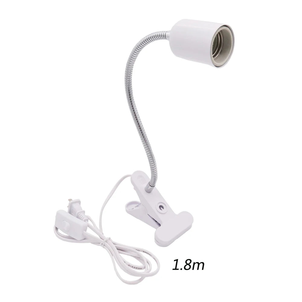 UVA/UVB E27 Pet Reptile Aquarium Heat Lamp Clip-on Bulb Adjustab Holder Tortoises Basking UV Heating Lamp Kit For Lizard Turtle