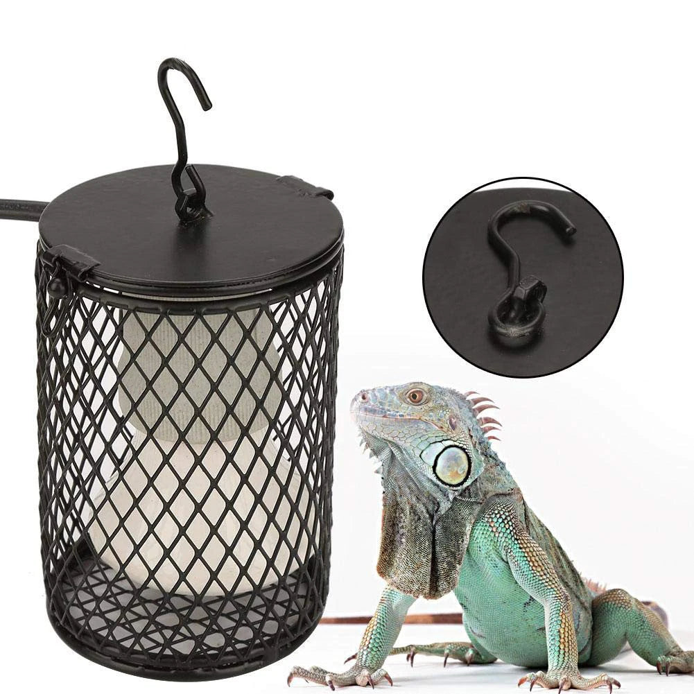 220V E27 Pet Heating Lamp for Turtle Snake Lizard Infrared Ceramic Emitter Heat Light 100W Reptile Lamp EU Plug