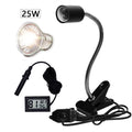 UVA+UVB 3.0 Reptile Lamp Set Clip-on Lamp Holder Bulb Thermometer Hygrometer Turtle Tortoises Lizard Sunlight Basking Heat Light