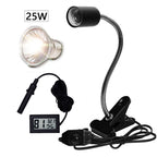 UVA+UVB 3.0 Reptile Lamp Set Clip-on Lamp Holder Bulb Thermometer Hygrometer Turtle Tortoises Lizard Sunlight Basking Heat Light