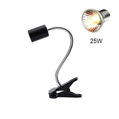 UVB E27 Pet Reptile Lamp Clip-on Bulb Lamp Holder Turtle Basking UV Heating Lamp Kit Tortoises Light Lizards Lighting  EU Plug