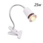 UVA/UVB E27 Pet Reptile Aquarium Heat Lamp Clip-on Bulb Adjustab Holder Tortoises Basking UV Heating Lamp Kit For Lizard Turtle