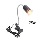 UVA/UVB E27 Pet Reptile Aquarium Heat Lamp Clip-on Bulb Adjustab Holder Tortoises Basking UV Heating Lamp Kit For Lizard Turtle
