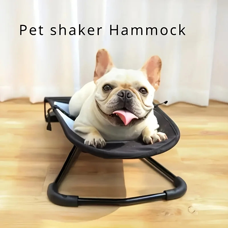 Foldable Rocking Pet Bed with Breathable Mesh Hammock (All-Season)