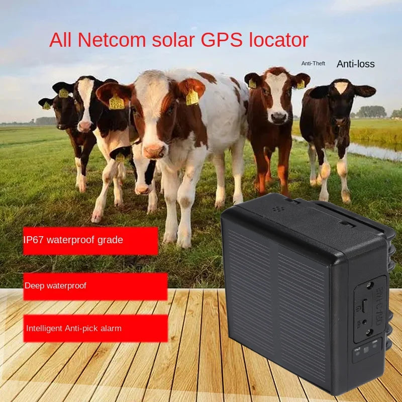Solar-Powered 4G GPS Tracker for Cattle & Livestock