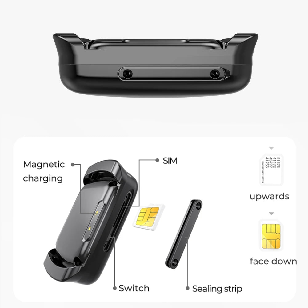 Adjustable GPS Cat Collar Tracker with Smart Locator - Anti-Loss Tracking Device for Cats & Small Dogs