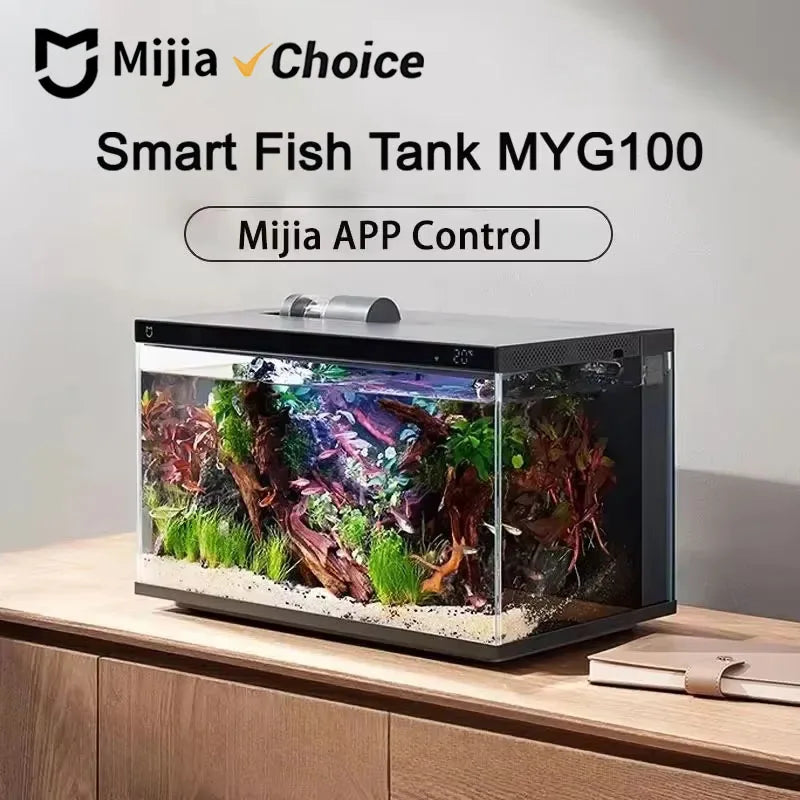 Mijia Smart Fish Tank MYG100 (App Control, Auto Feeding, Smart Lighting System)