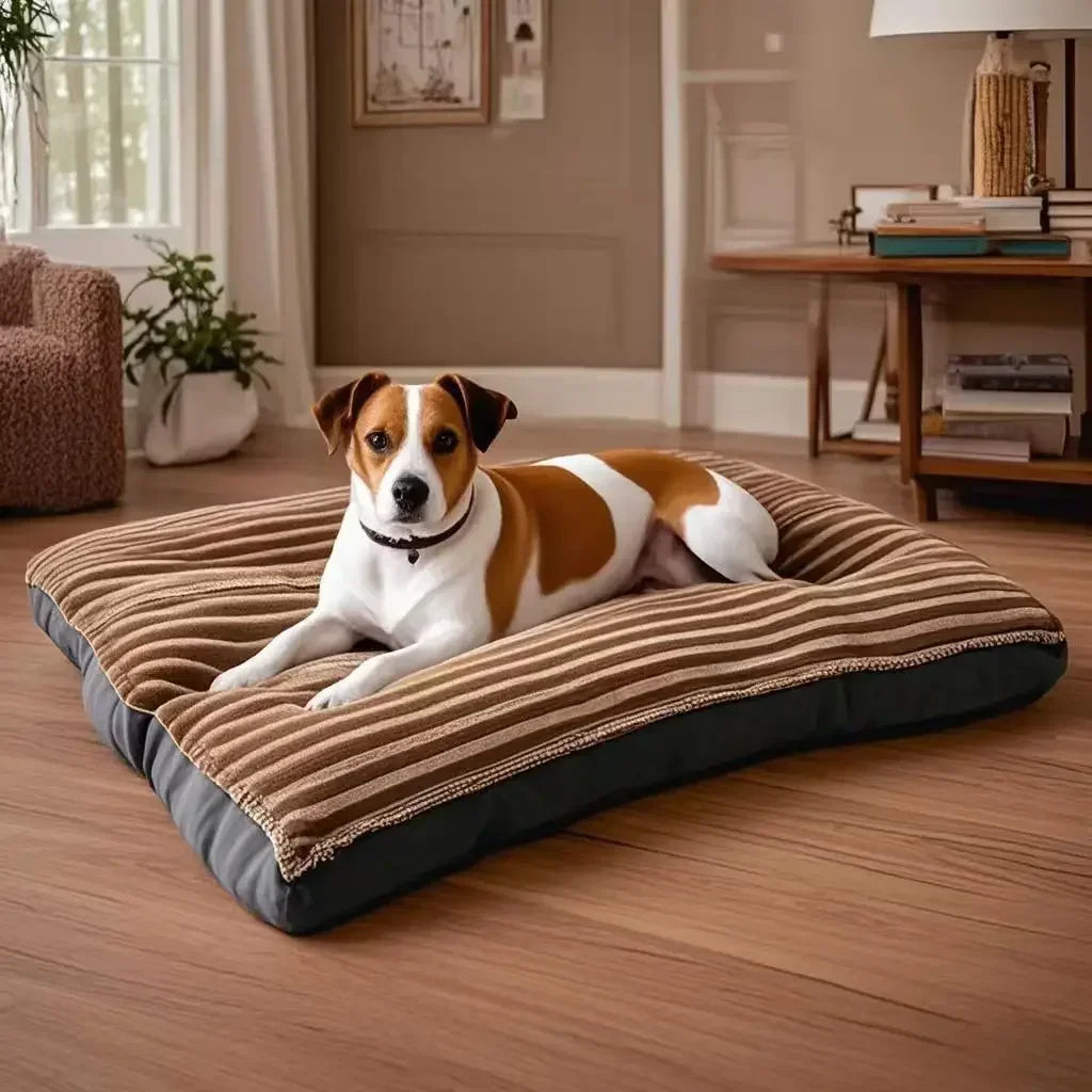 Corduroy Orthopedic Dog Bed for Large Dogs (Washable)