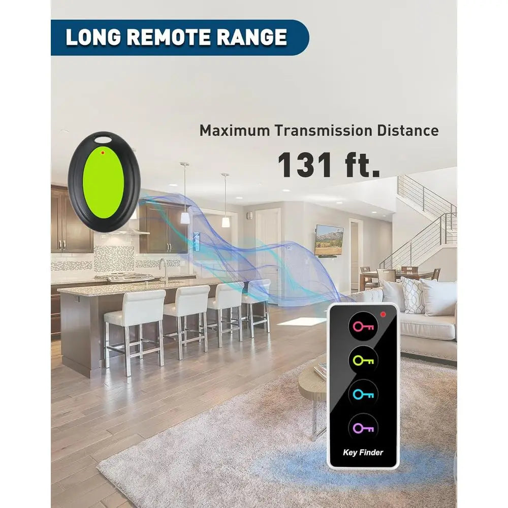 Wireless Item Locator with 85dB Alarm - Find Keys, Wallets & Pets