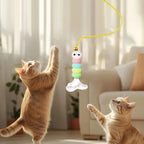 Electric Door-Hanging Auto-Lifting Cat Yoyo Ball — Rechargeable Elastic Rope Interactive Teaser