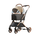 Separable Pet Stroller Pet Cart with Multifunctional Bag Separation Ultra Easy To Carry One Click Collection Cat Dog Stroller