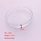 Glass Aquarium Shrimp Feeder Bowl & Tube (Transparent, Snail & Shrimp Food Dish)