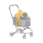 Small and Medium Dogs Cart Nordic Lightweight Separation Pet Stroller for Cats Breathable Foldable Outdoor Travel Walk Trolley
