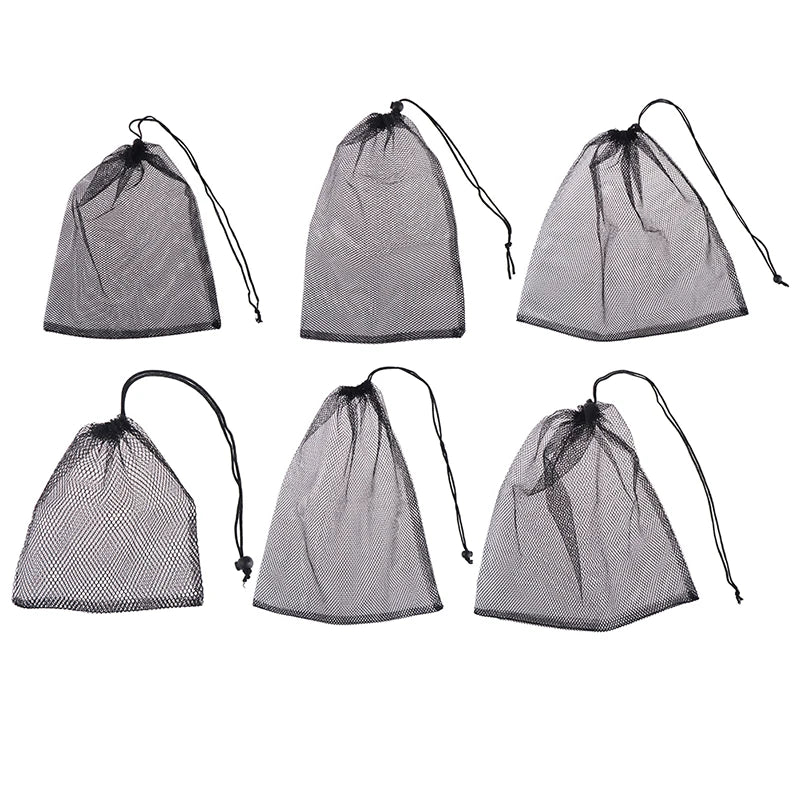 Aquarium Filter Media Mesh Bag (Fish Tank Net Bag, Pond Filter Media Holder, Reusable)