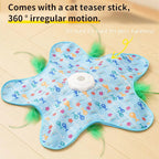 Star-Shaped Automatic 3-Speed Cat Toy — Chew-Proof Teething & Mental Stimulation Trainer